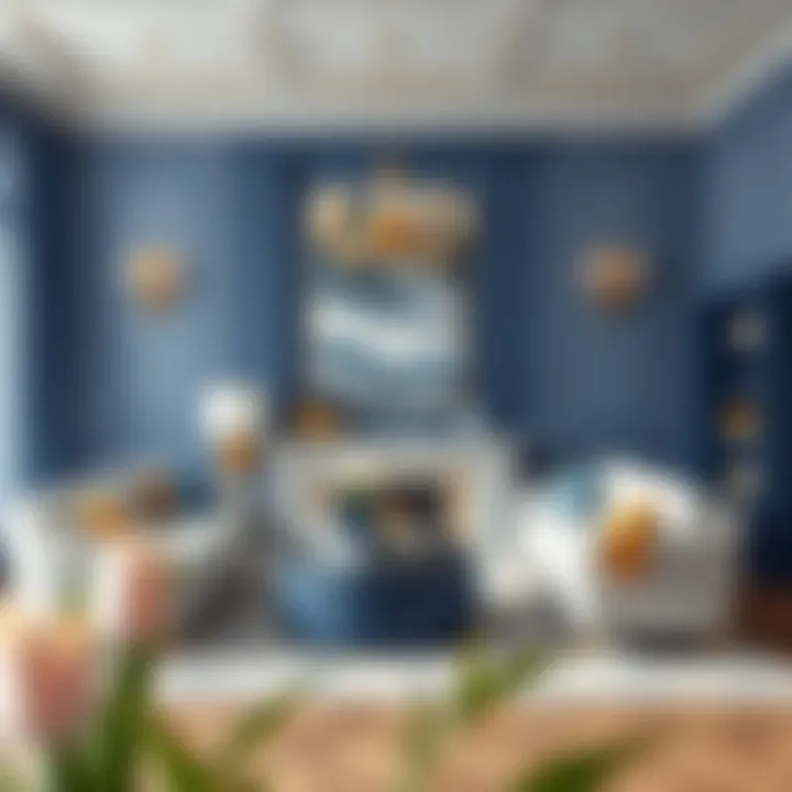 Magnificent Exploring Blue and Gold Decorating Ideas for Elevating Interior Spaces