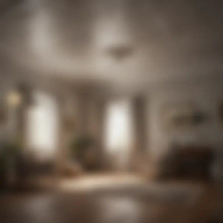 Essential tools for painting a textured ceiling