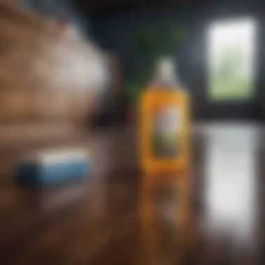 Eco-Friendly Cleaning Solutions Selection of eco-friendly cleaning products suitable for wood.