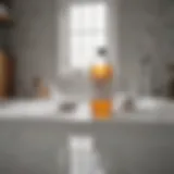 Chemical reaction of baking soda and vinegar