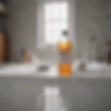 Chemical reaction of baking soda and vinegar