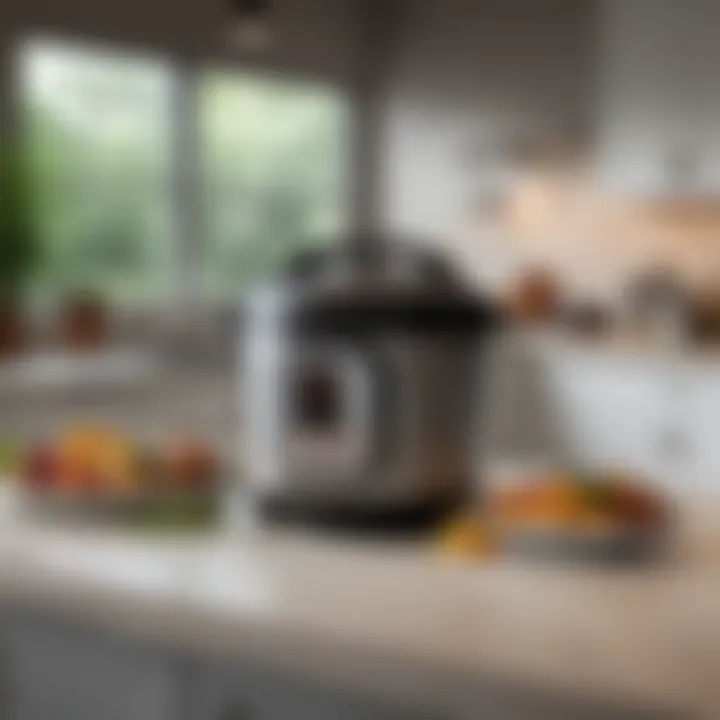 Instant Pot in a kitchen setting highlighting versatility