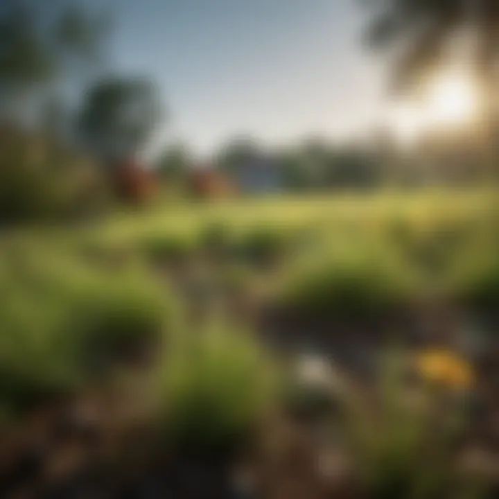 Vibrant lawn showcasing variety and adaptability