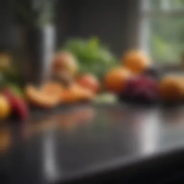 A variety of fresh fruits and vegetables ready for juicing
