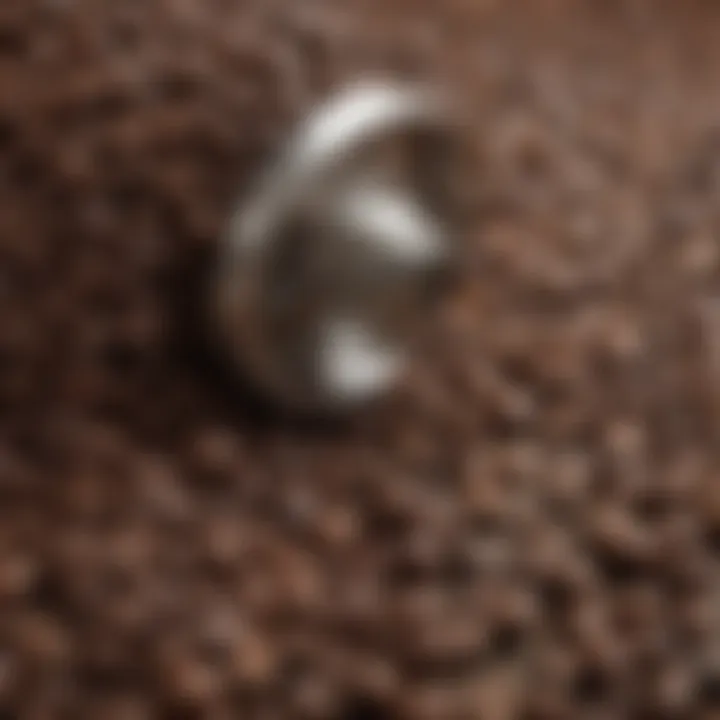 An assortment of coffee beans ready for grinding in a large grinder.