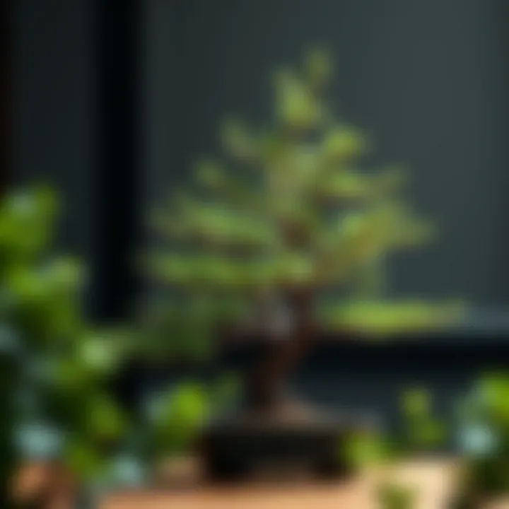 A well-maintained Juniper bonsai showcasing its natural beauty