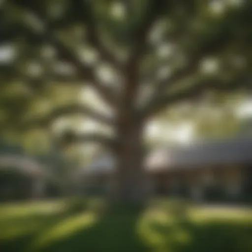 Majestic Oak Tree Providing Ample Shade