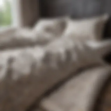 Diverse Bedding Materials Luxurious bedding showcasing various materials