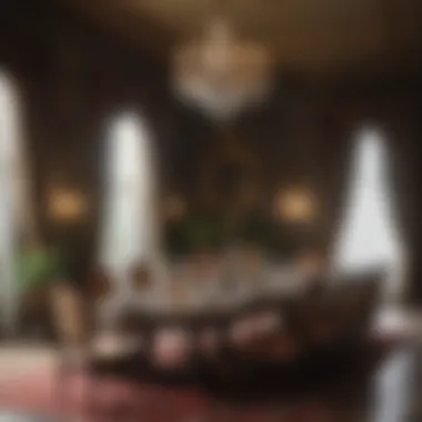 Formal dining setting in Blair House representing diplomatic gatherings
