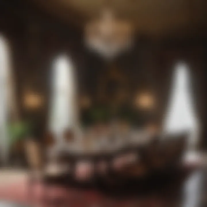 Formal dining setting in Blair House representing diplomatic gatherings