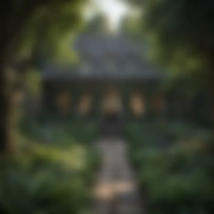 Blair House gardens symbolizing tranquility and hospitality