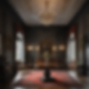 Historical interior of Blair House highlighting its decor and design