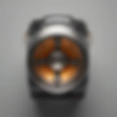 Modern Top Motor Blender Design Top view of a sleek top motor blender showcasing its modern design