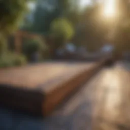 Blueprint of a deck design