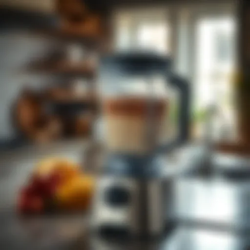 Speed Settings for Optimal Blending A powerful blender showcasing various speed settings for optimal blending