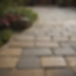 Elegant flagstone patio showcasing various grout options