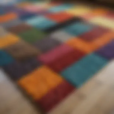 Colorful rug options for dorm decor