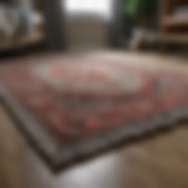 Rug dimensions compared in a dorm setting