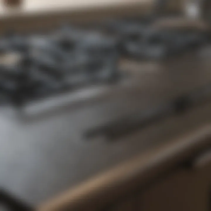 Tools and materials needed for stove vent maintenance displayed attractively.