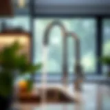 Elegant design of the Clofy kitchen faucet