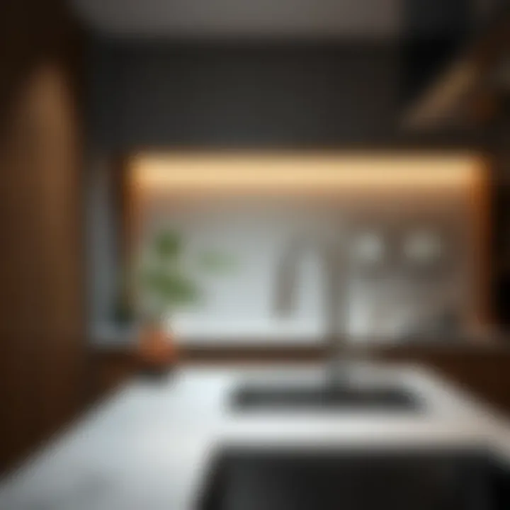 Installation of Clofy kitchen faucet in a modern kitchen