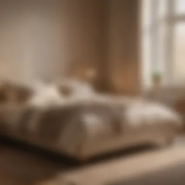 The Comfort of Beige: Enhancing Sleep Quality Warm beige tones creating a serene atmosphere