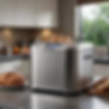 The Breville Bread Machine in a modern kitchen setting