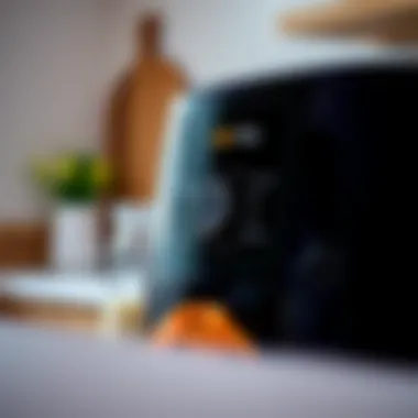 User-Friendly Control Panel of Power Air Fryer Pro Close-up of the control panel highlighting user-friendly features.