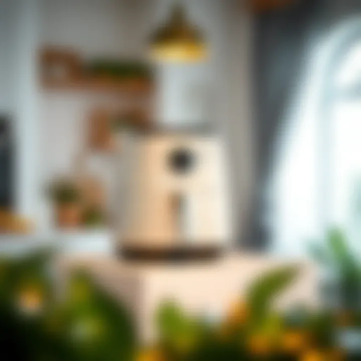 Sleek Design of Power Air Fryer Pro 8 Qt Elegant display of Power Air Fryer Pro 8 Qt showcasing its sleek design.