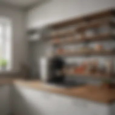 Smart Storage Solutions for Small Kitchens Innovative storage solutions in a small kitchen, featuring clever organization and space-saving ideas