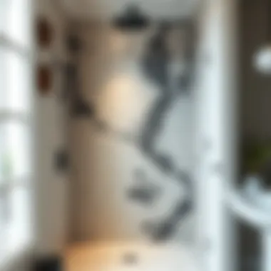 Transformation: Successfully Removing Black Mold Before and after cleaning mold from shower