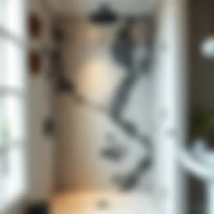 Transformation: Successfully Removing Black Mold Before and after cleaning mold from shower