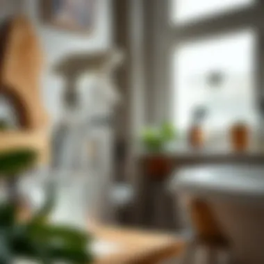 Effective Natural Solutions for Mold Removal Natural cleaning solution in a spray bottle