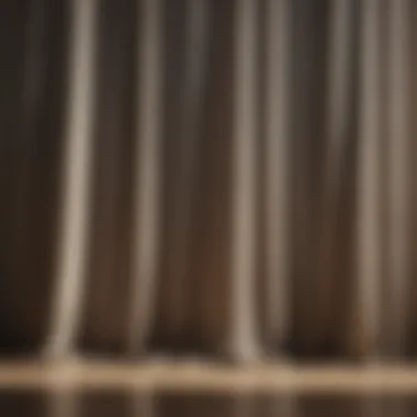 Materials used in curtain making