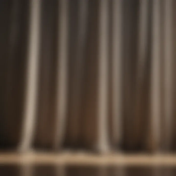 Materials used in curtain making
