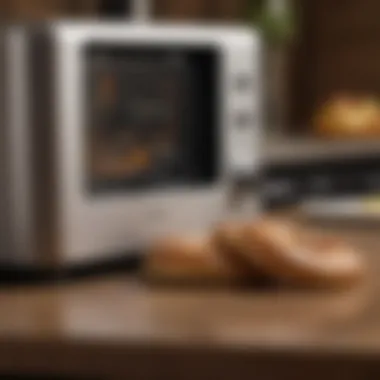 User-friendly controls on a bagel toaster for easy operation