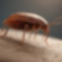 Detailed illustration of bed bug anatomy