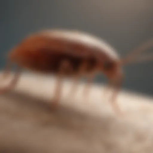 Detailed illustration of bed bug anatomy