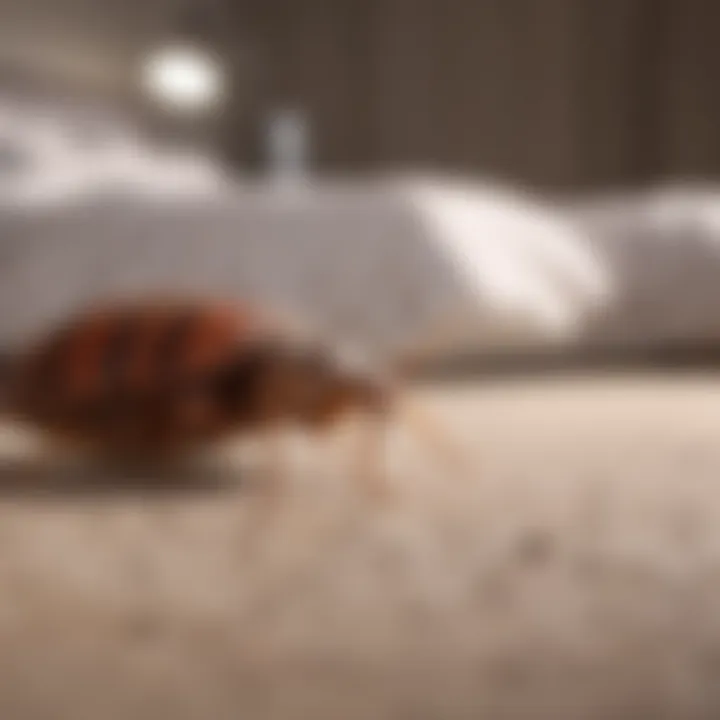 Professional pest control technician at work