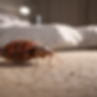 Professional Bed Bug Extermination Professional pest control technician at work