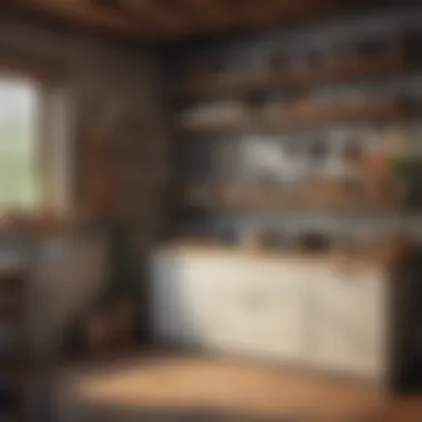 DIY storage solutions in a cottage kitchen