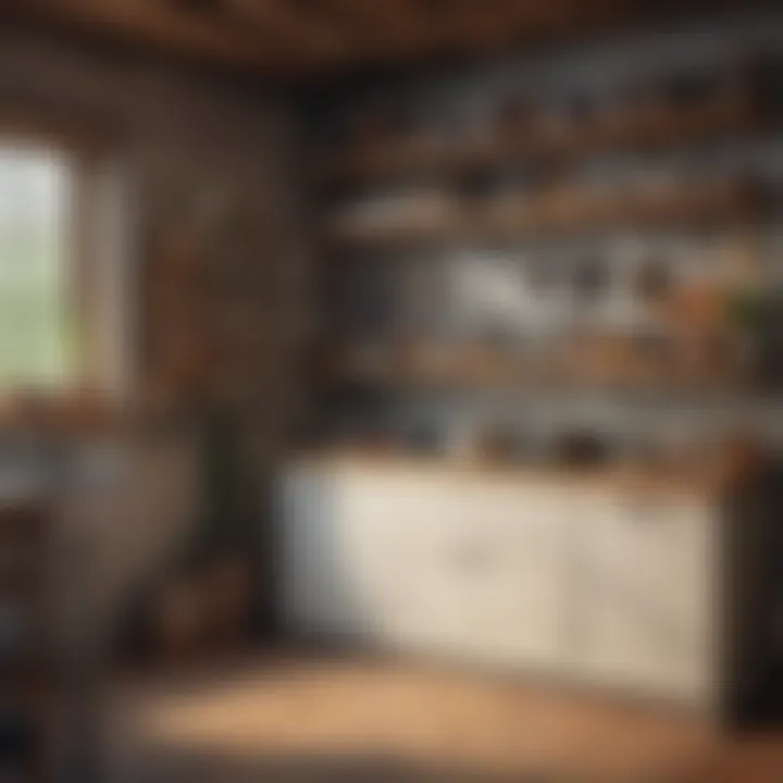 DIY storage solutions in a cottage kitchen