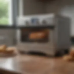 Sleek design of the Cuisinart Air Fryer Toaster Oven