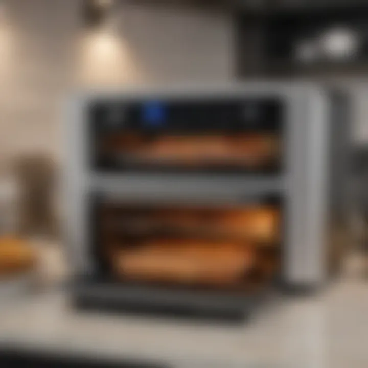 User-friendly interface of the Cuisinart Air Fryer Toaster Oven