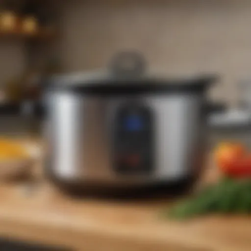 Elegant design of Cuisinart slow cooker