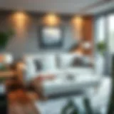 Elegant Denver trundle sleeper sofa in modern living room