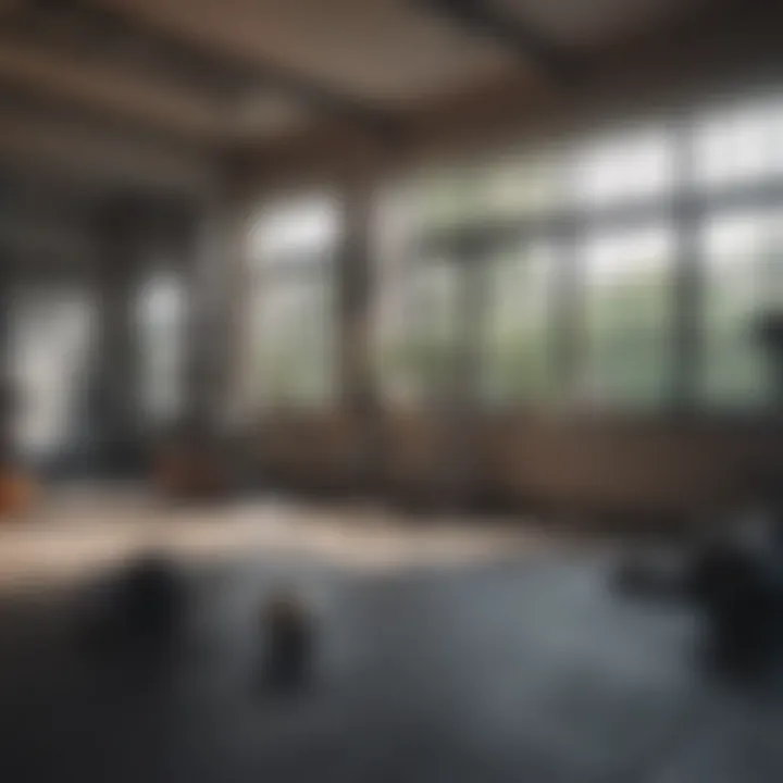 A budget-friendly gym setup demonstrating cost-effective solutions.