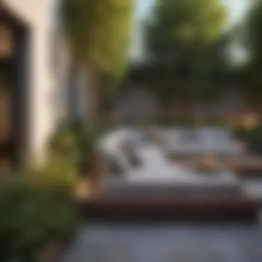 Functional Layout Design for a Terrace Garden Creative layout design for a functional terrace