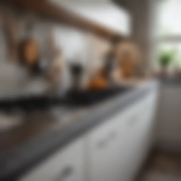 Organized kitchen with functional elements