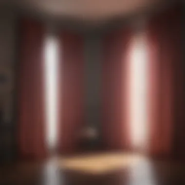Various installation methods for double color curtains
